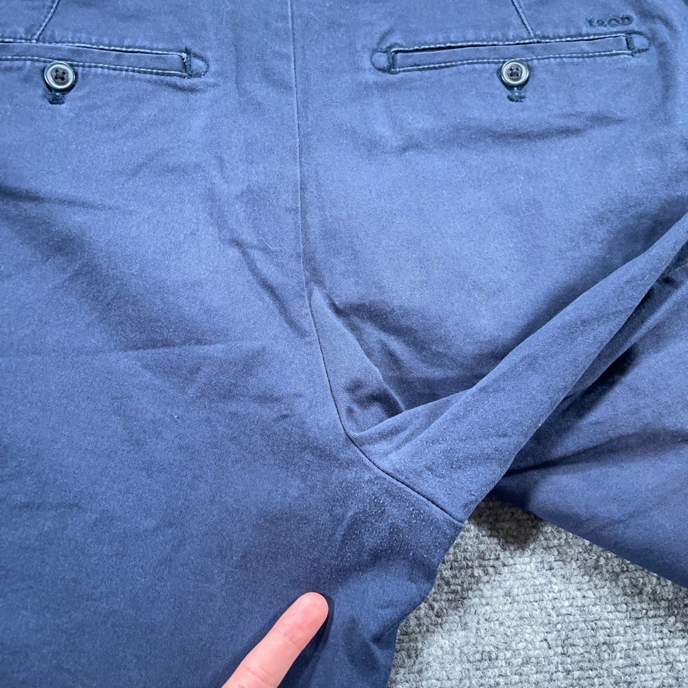 IZOD Saltwater Shorts Mens 36 Blue Casual Flat Front Golf‎ Stretch #AB404 - Picture 6 of 9